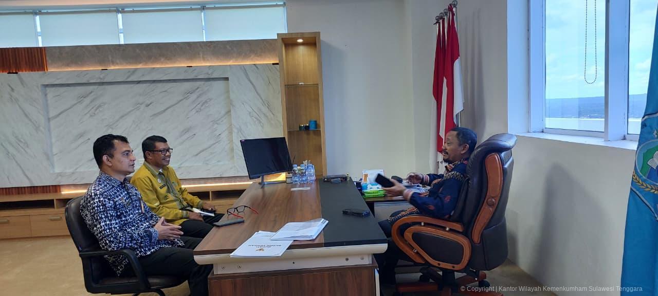 Dorong Pertumbuhan Ekonomi Daerah, Kemenkum Sultra Kolaborasi Dengan Pemkab Buton Tengah Mengenai Sosialisasikan Perseroan Perorangan