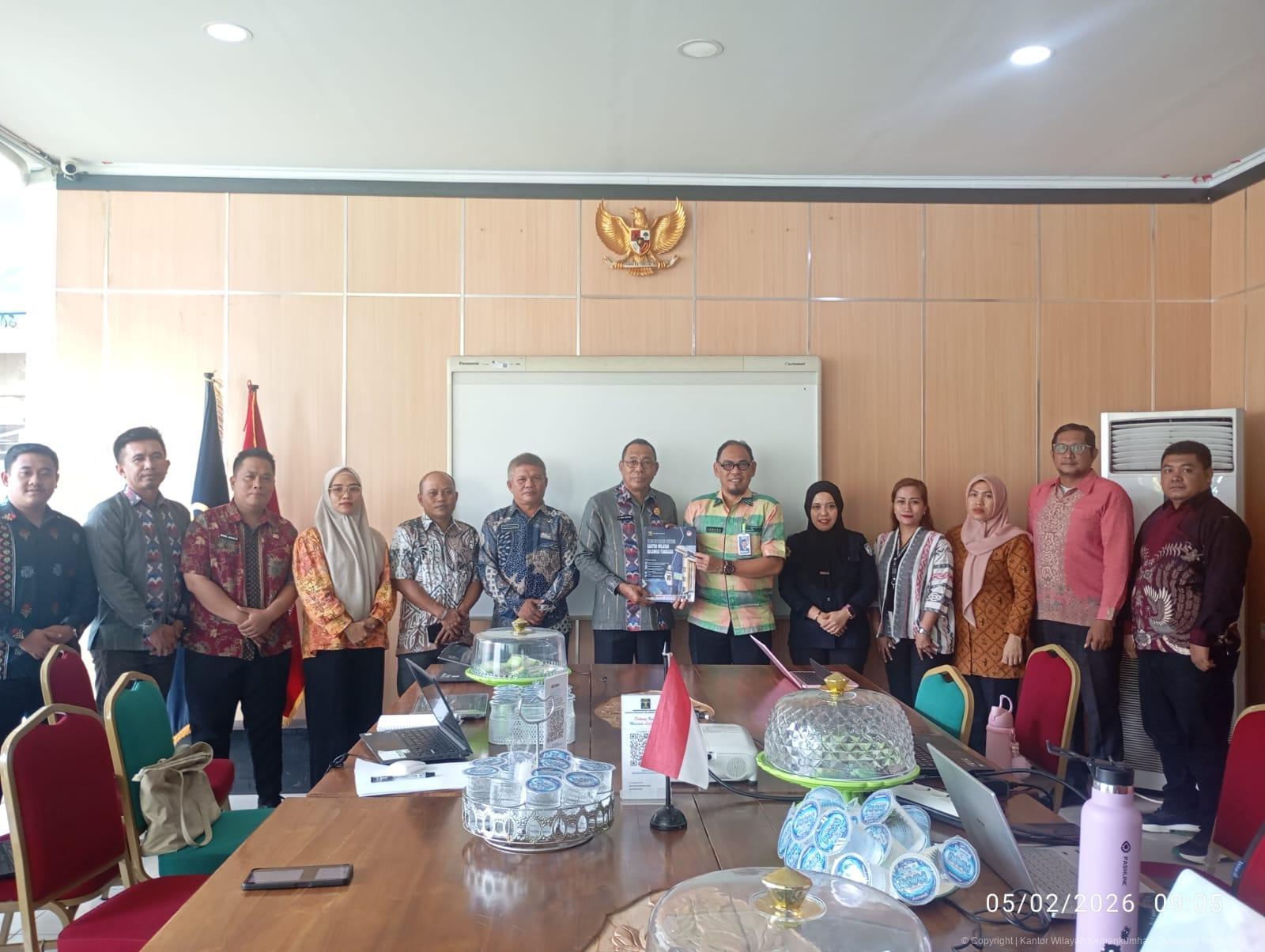 ‎Kanwil Kemenkum Sultra Harmonisasi Raperbup Konawe Kepulauan tentang Alokasi Dana Desa Tahun 2026