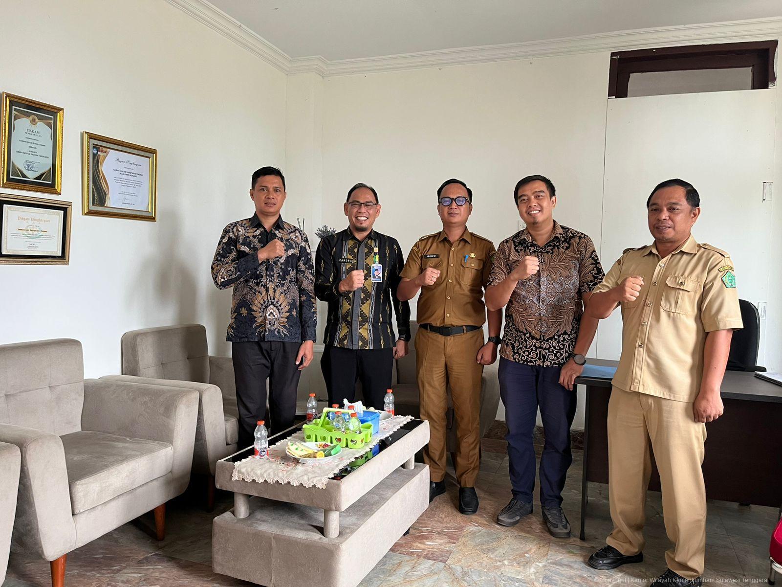 ‎Kanwil Kemenkum Sulawesi Tenggara Analisis dan Evaluasi Peraturan Daerah di Konawe