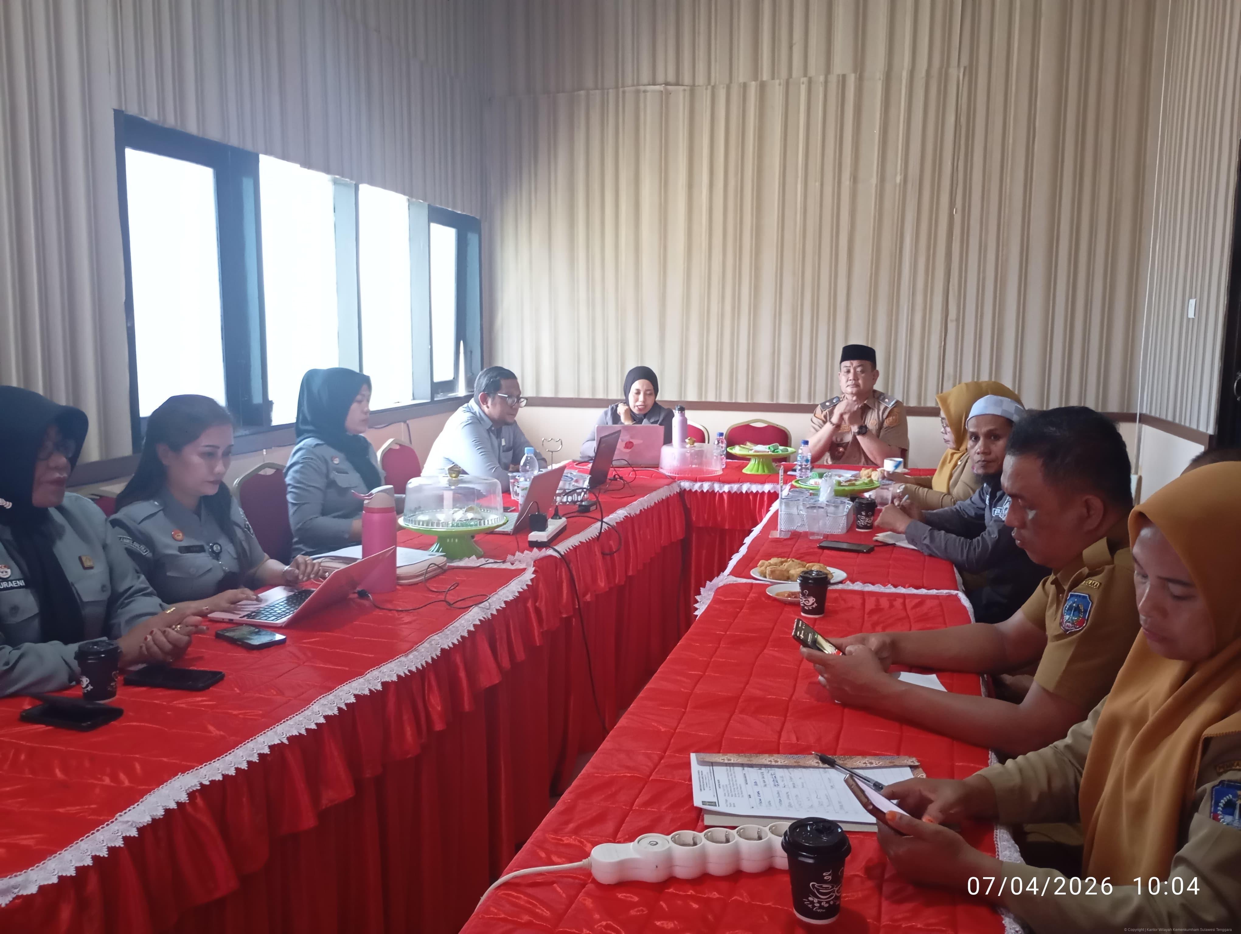 ‎Kanwil Kemenkum Sultra Harmonisasi Dua Raperbup Kolaka, Fokus Bantuan Sosial dan Insentif Masyarakat