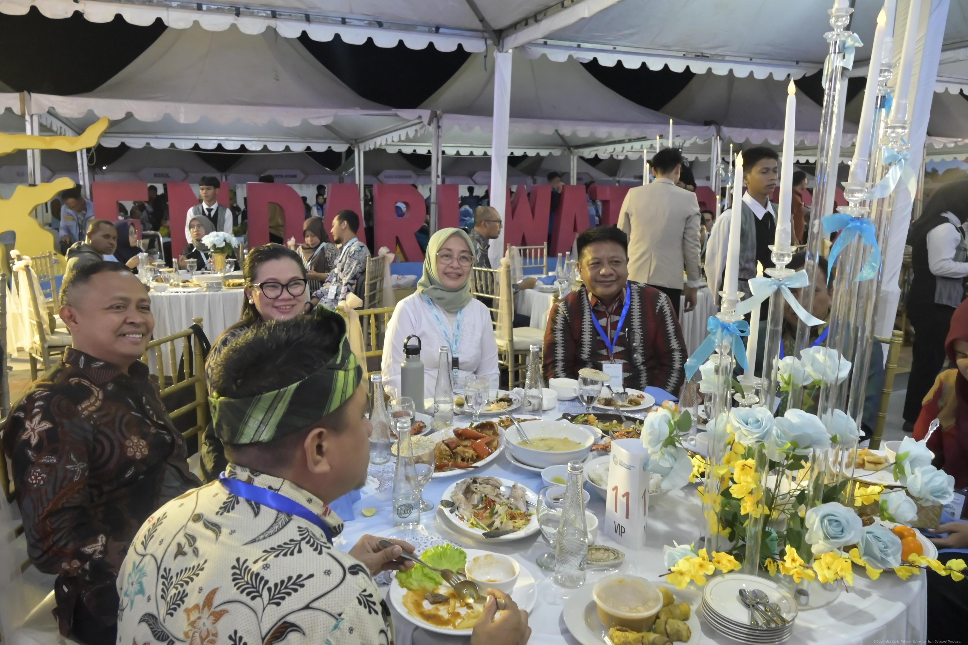 Kanwil Kemenkum Sultra Hadiri Gala Dinner The 2026 UCLG ASPAC di RTH Papalimba Puday