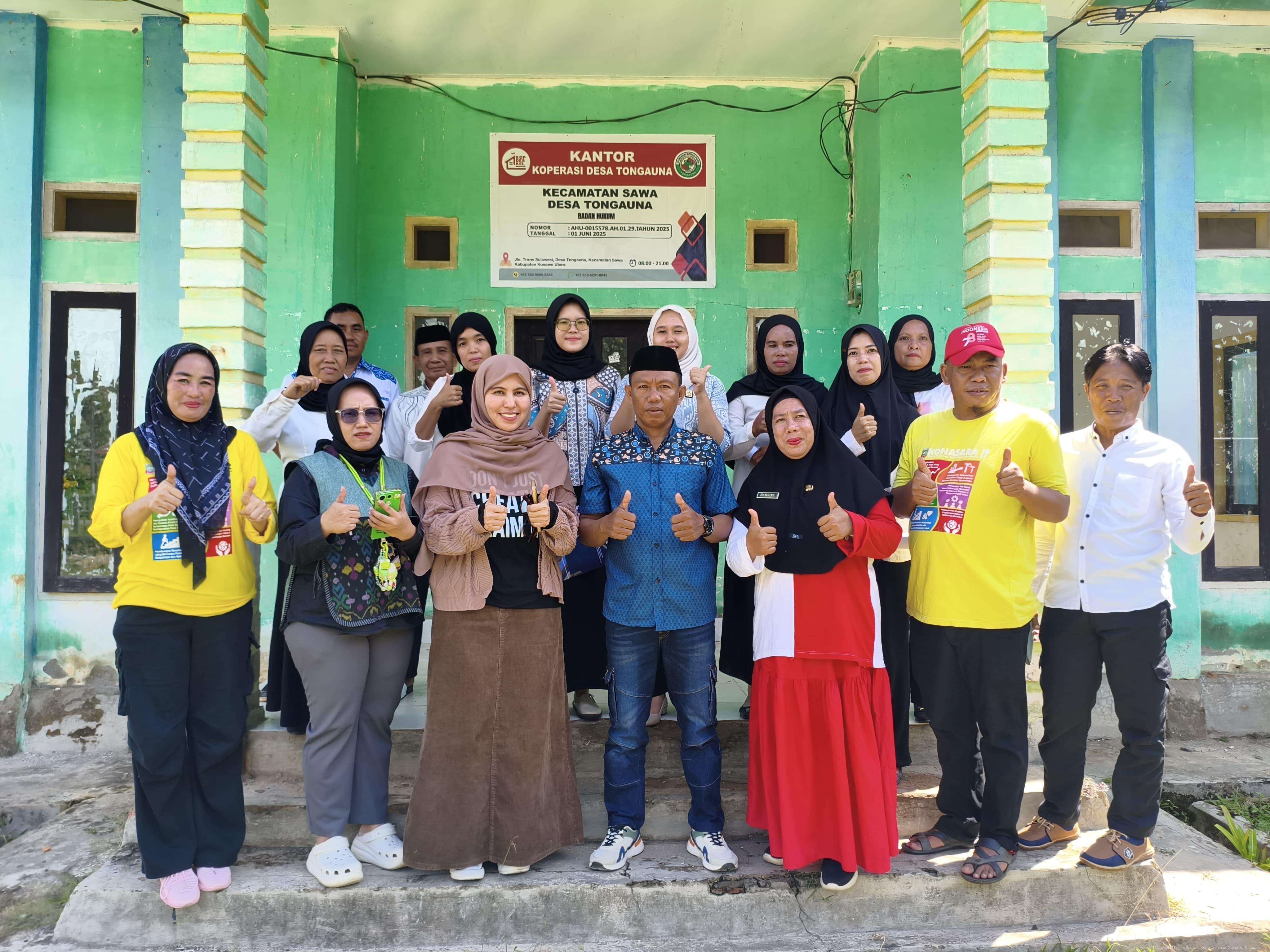 Kanwil Kemenkum Sultra Laksanakan Monev Posbankum dan Sosialisasi KUHP Baru, Desa Tongauna Berpotensi Jadi Desa Sadar Hukum